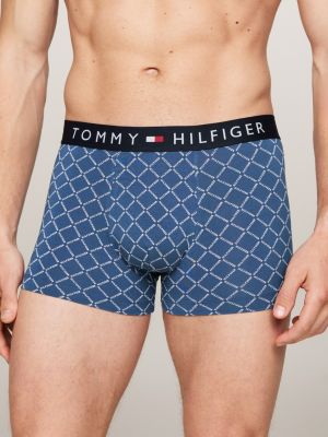 coffret cadeau boxer et chaussettes original bleu pour hommes tommy hilfiger