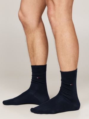 coffret cadeau boxer et chaussettes original bleu pour hommes tommy hilfiger