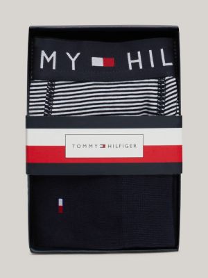 blue th original trunk und socken im geschenkset für herren - tommy hilfiger
