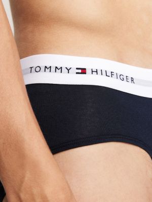 purple 3-pack logo waistband briefs for men tommy hilfiger