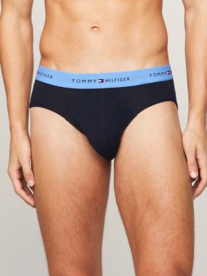 Buy Tommy Hilfiger 3-Pack Logo Waistband Thongs (UW0UW02829) vessel blue  white coast from £27.91 (Today) – Best Deals on