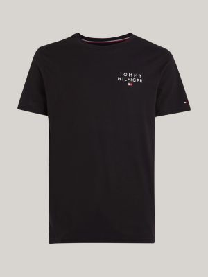 TH Original Logo Lounge T Shirt Black Tommy Hilfiger