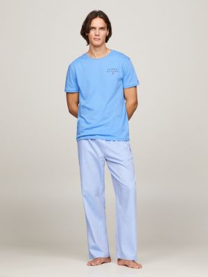 blue th original lounge-t-shirt mit logo für herren - tommy hilfiger