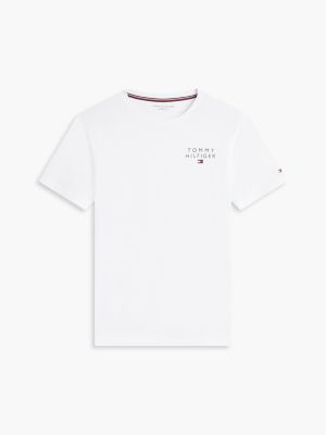 biały t-shirt lounge th original dla mężczyźni - tommy hilfiger