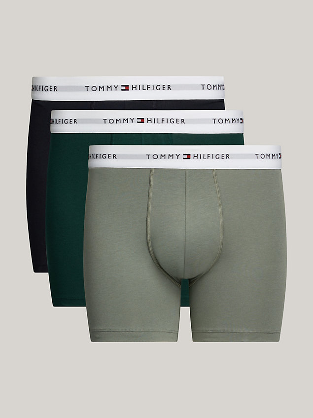 multi 3er-pack signature boxershorts mit logo für herren - tommy hilfiger