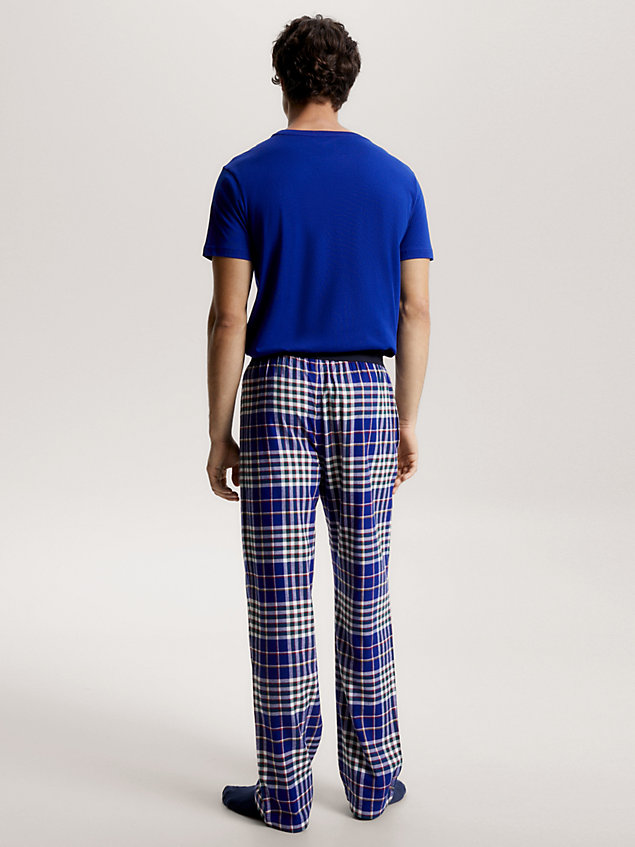 blue spodnie typu lounge th original dla mężczyźni - tommy hilfiger