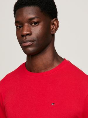 red th original flanell-pyjama im geschenkset für herren - tommy hilfiger