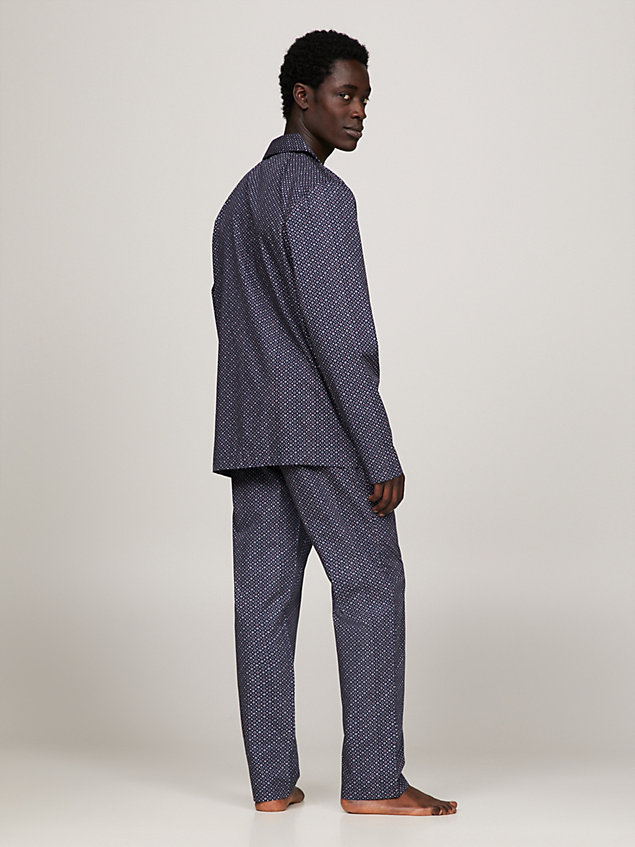  th original woven long-sleeve pyjama shirt for men 