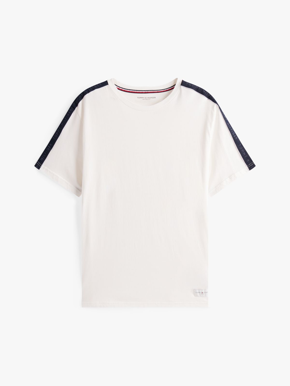 TH Established Stripe Sleeve Lounge T-Shirt — White
