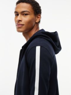 TH Established Zip-Thru Lounge Hoody — Blue 3