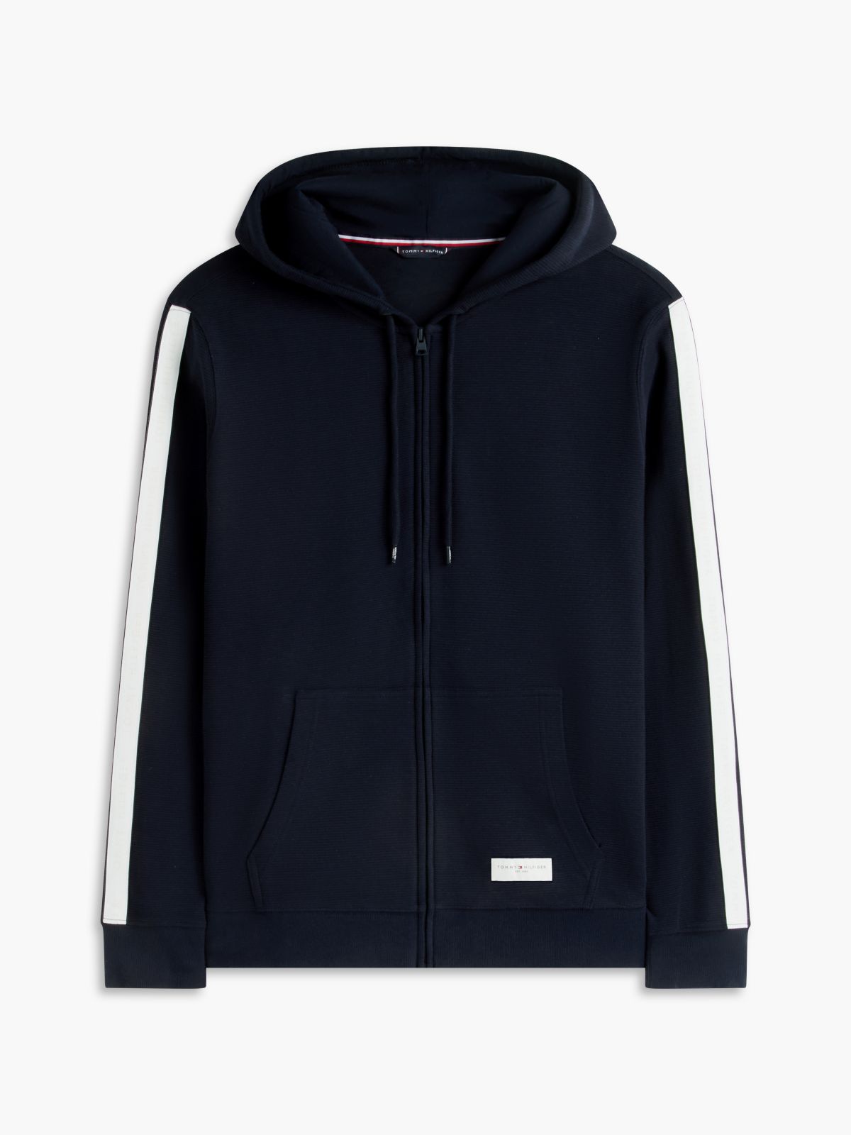 TH Established Zip-Thru Lounge Hoody — Blue