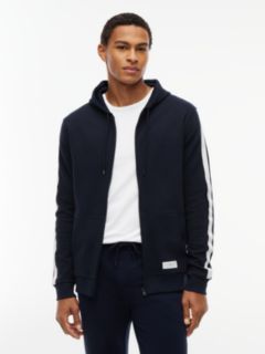 TH Established Zip-Thru Lounge Hoody — Blue 1