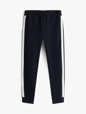 blue th established cuffed lounge joggers for men tommy hilfiger