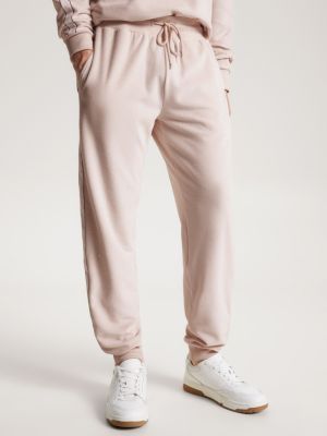 TH Established Ribbed Velour Lounge Joggers, Beige