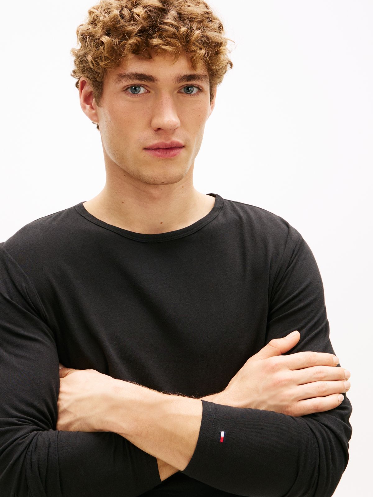 3-Pack Premium Essential Long Sleeve T-Shirts — Black