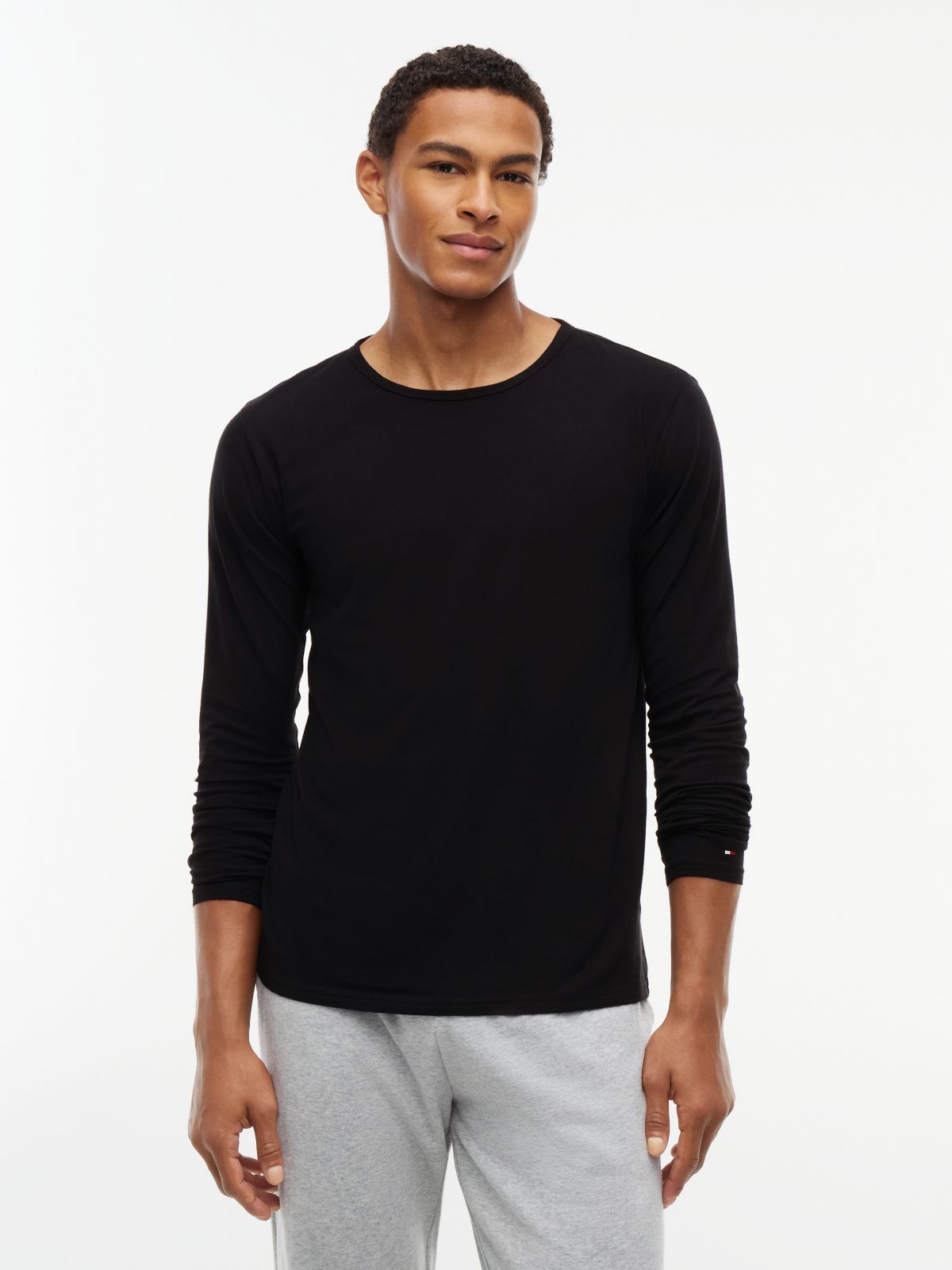 3-Pack Premium Essential Long Sleeve T-Shirts — Black
