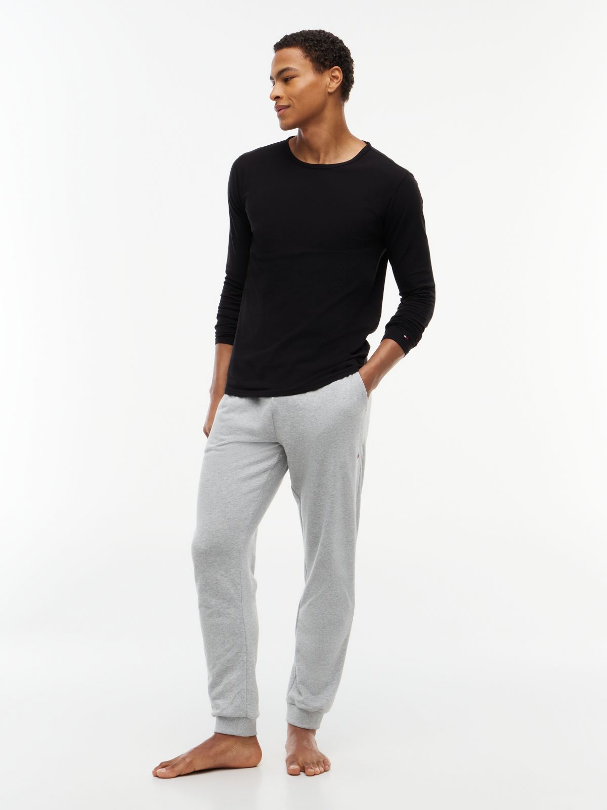 3-Pack Premium Essential Long Sleeve T-Shirts — Black