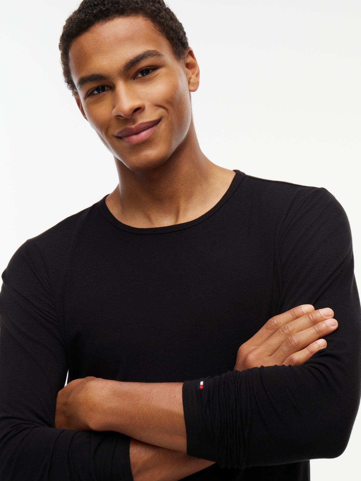 3-Pack Premium Essential Long Sleeve T-Shirts — Black