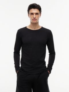 3-Pack Premium Essential Long Sleeve T-Shirts — Black 7