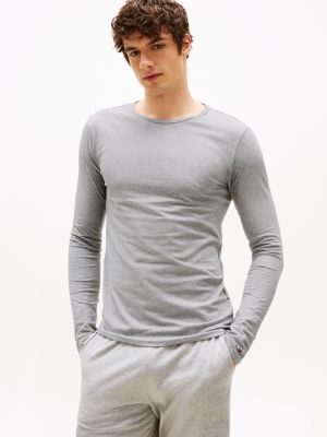 multi 3-pack premium essential long sleeve t-shirts for men tommy hilfiger