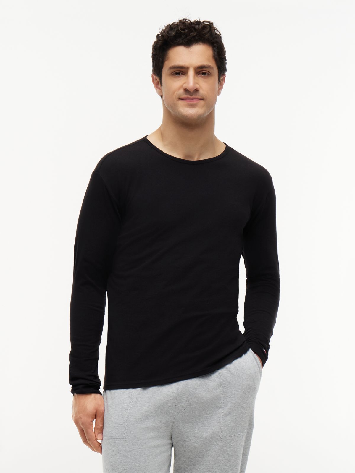 3-Pack Premium Essential Long Sleeve T-Shirts — Multi