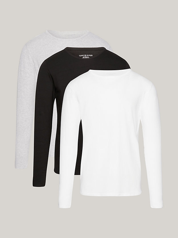 3-Pack Premium Essential Long Sleeve T-Shirts | Multi | Tommy Hilfiger