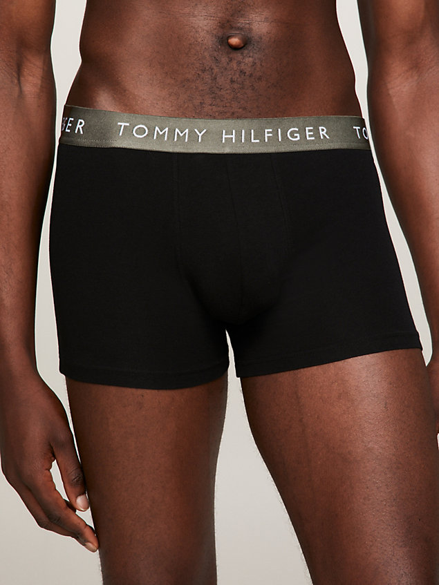 grey 3-pack metallic waistband trunks gift set for men tommy hilfiger