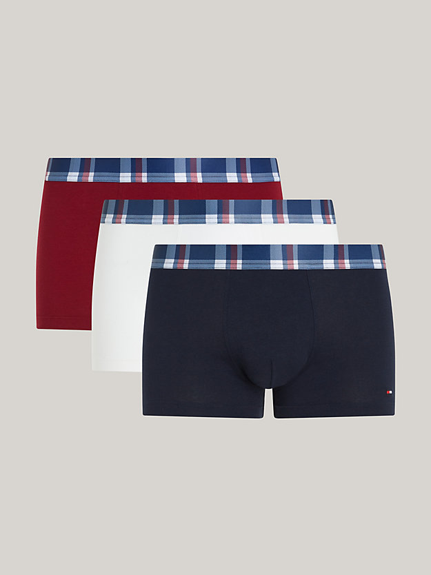 meerdere kleuren cadeauset met 3 boxershorts voor heren - tommy hilfiger