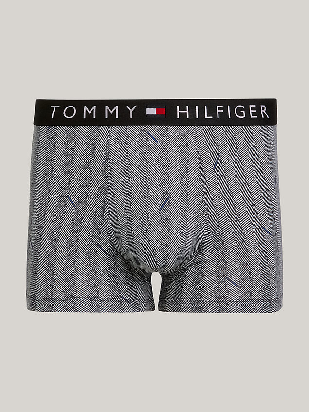 grey th original metallic logo trunks gift set for men tommy hilfiger