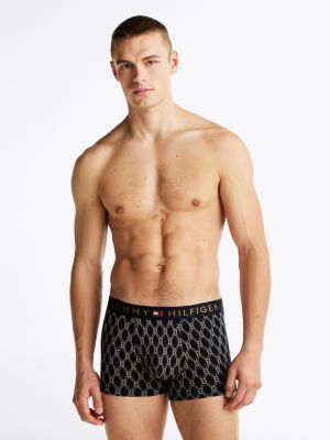 zwart original cadeaubox met boxershort met print voor heren - tommy hilfiger