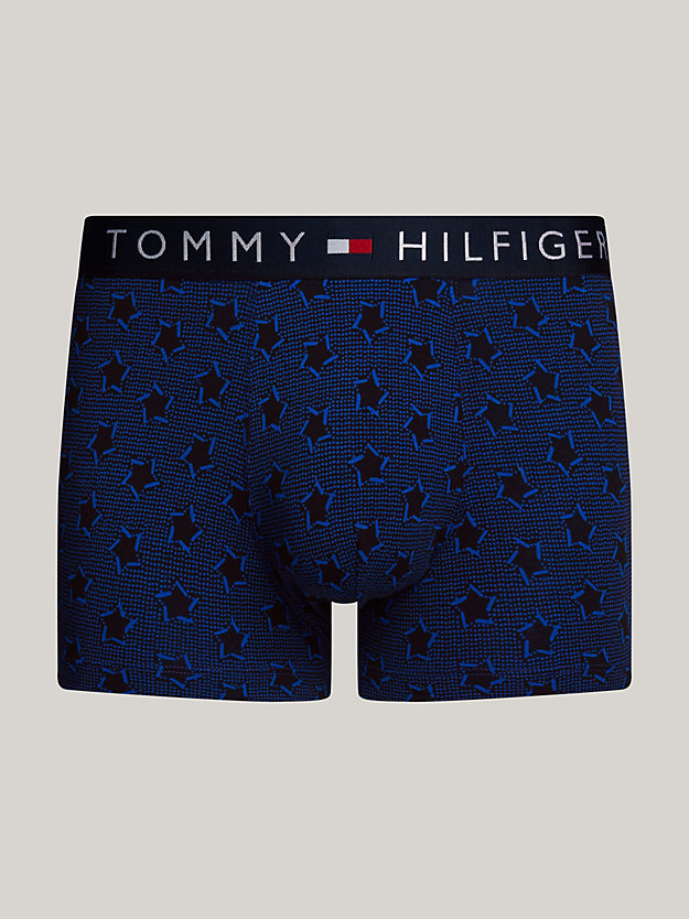 blue th original metallic logo trunks gift set for men tommy hilfiger