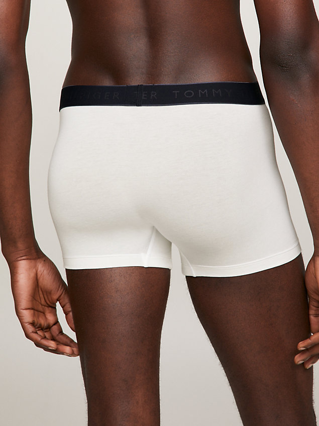 white th established waistband logo trunks for men tommy hilfiger