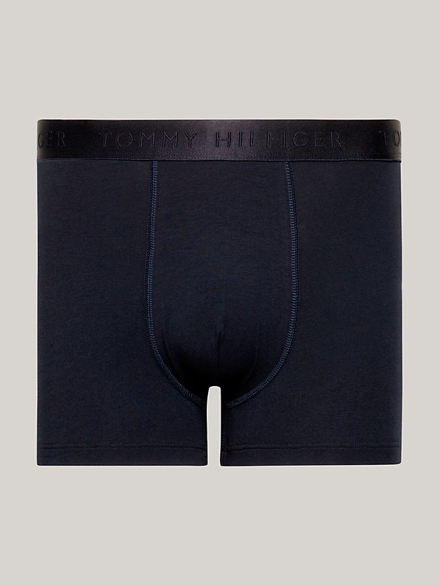 blue metallic waistband t-shirt and trunks gift set for men tommy hilfiger
