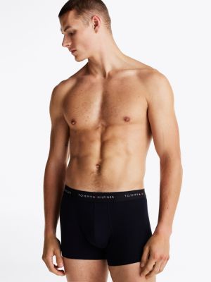 5 pack boxer aderenti con vita a contrasto verde da uomini tommy hilfiger