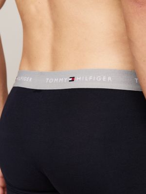 white 5-pack signature logo trunks for men tommy hilfiger