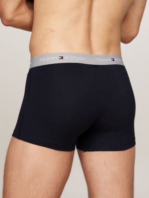 5 pack boxer aderenti con vita a contrasto bianco da uomini tommy hilfiger