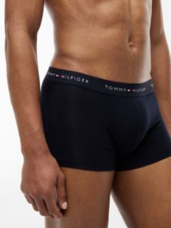 5-Pack Signature Repeat Logo Waistband Trunks — White 5