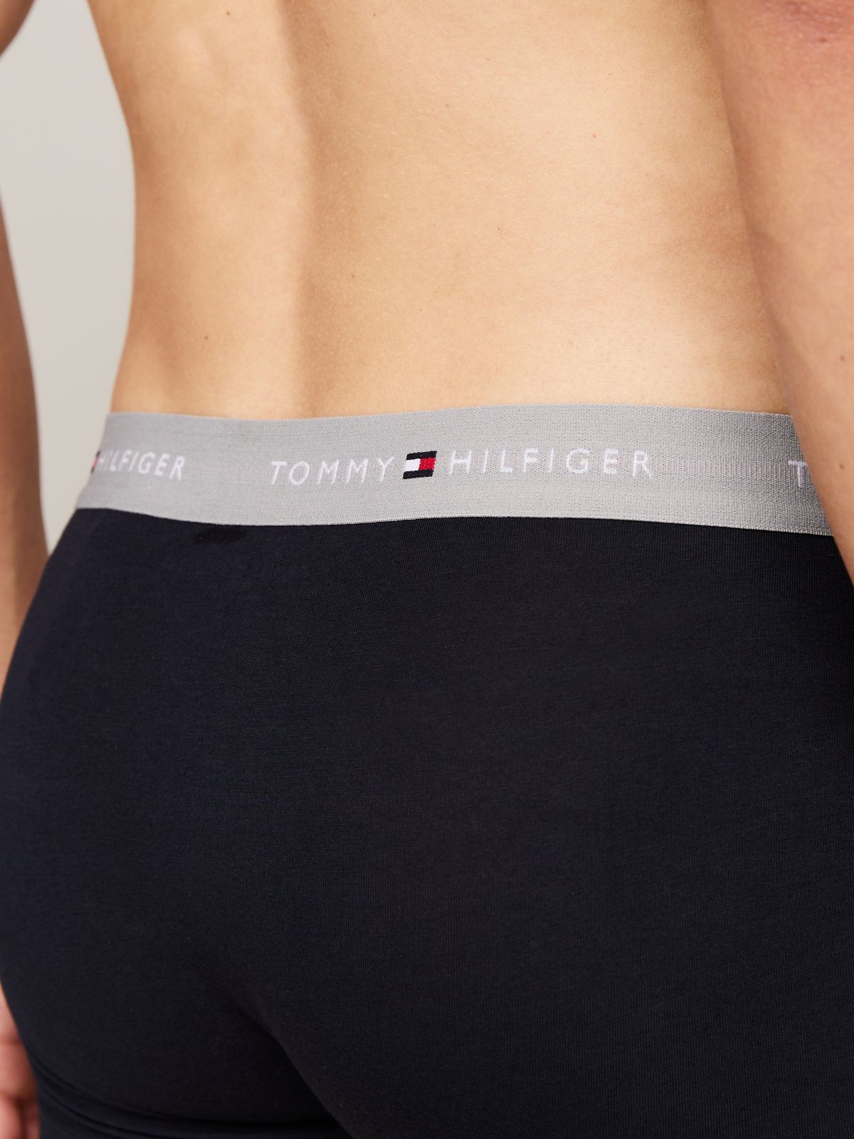 5-Pack Signature Repeat Logo Waistband Trunks — White