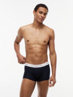 5-Pack Signature Repeat Logo Waistband Trunks — White 8
