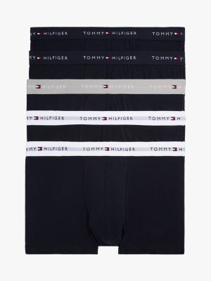 weiß 5er-pack signature trunks mit logo für herren - tommy hilfiger