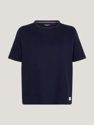 Navy blue crew neck cheap t shirt