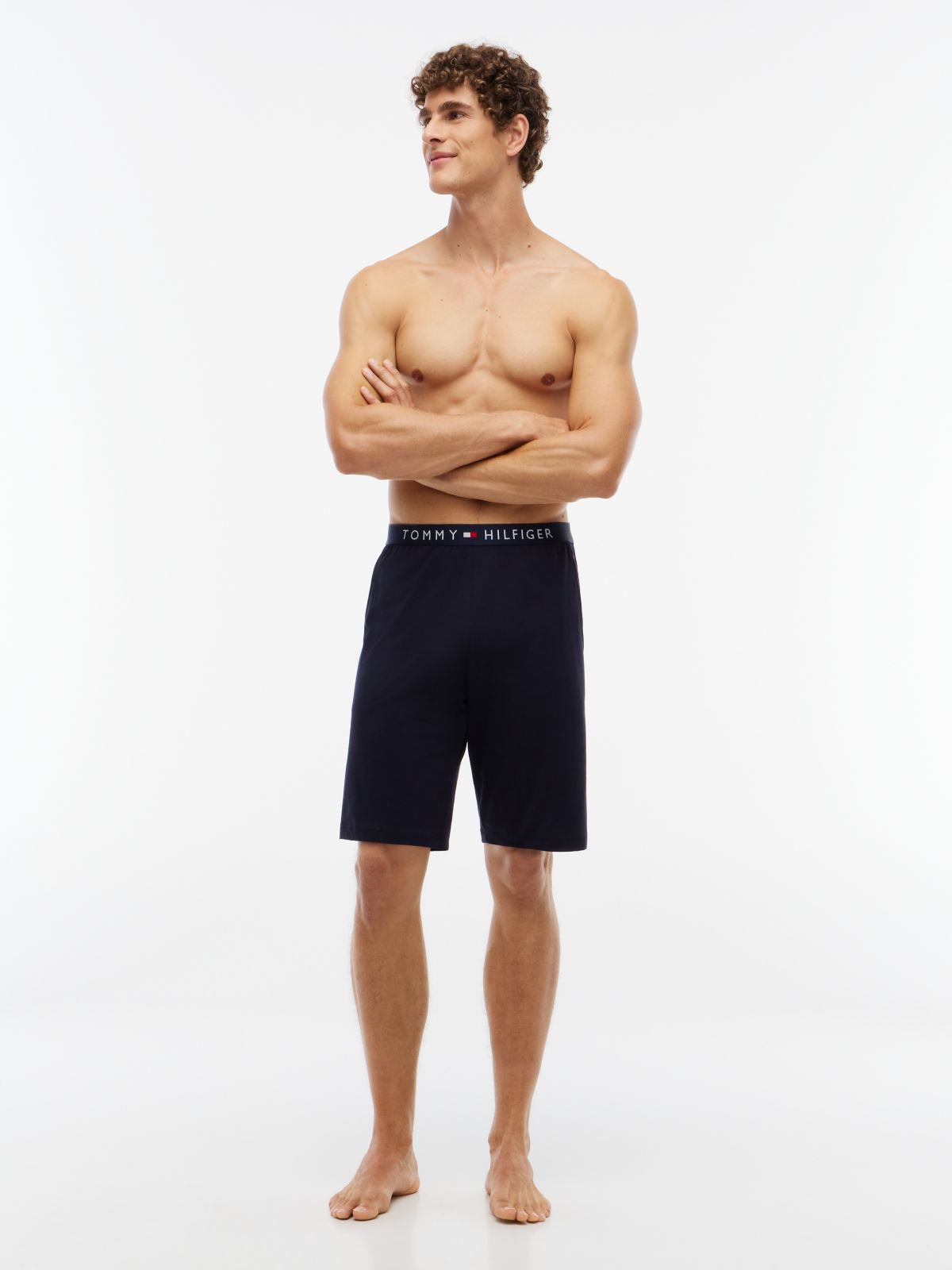 Jersey Logo Shorts — Blue