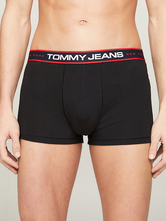 black 3er-pack new york trunks im geschenkset für herren - tommy jeans