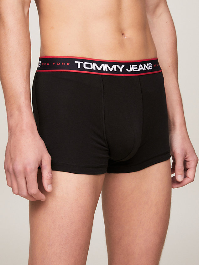 black new york 3-pack trunks gift set for men tommy jeans