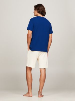 Hilfiger Monotype Lounge-T-Shirt | Blau | Tommy Hilfiger 