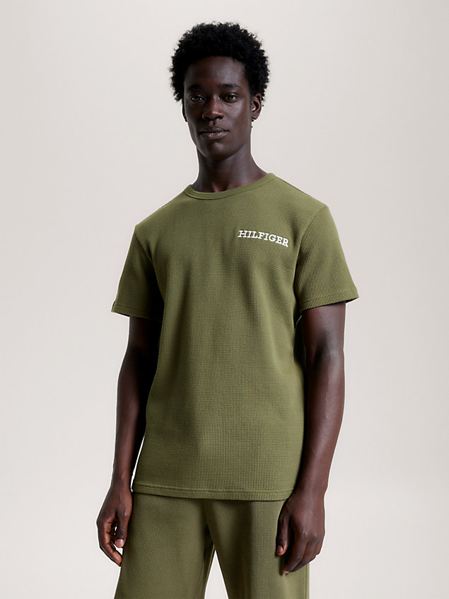 green hilfiger monotype lounge t-shirt for men tommy hilfiger