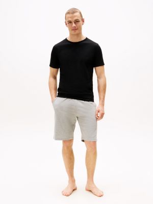 black 3 pack v-neck cotton t-shirts for men tommy hilfiger