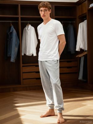 weiß baumwoll-t-shirts im dreierpack für herren - tommy hilfiger