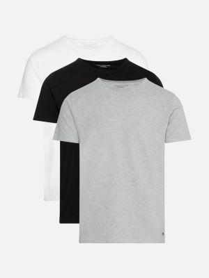 multi baumwoll-t-shirts im dreierpack für herren - tommy hilfiger