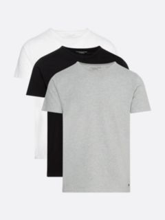 3 Pack V-Neck Cotton T-Shirts — Multi 9